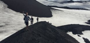 Hiking soon after eruption